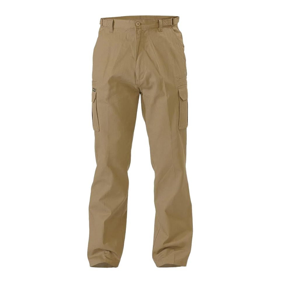 Original 8 Pocket Cargo Pant 102S Khaki Workwear by Bisley | The Bloke Shop