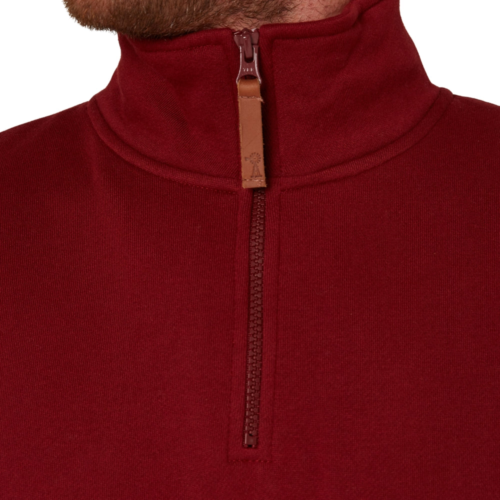 Pilbara Classic Quarter-Zip Fleece Jumper