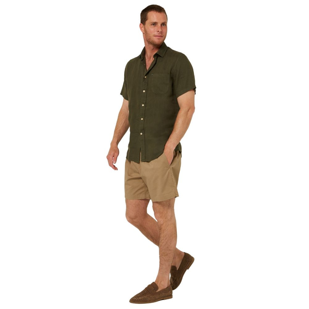 Pilbara Linen Short Sleeve Shirt