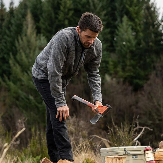 Rainbird Elnath Recycled Knit Jacket Alloy Mens Winter Jackets by Rainbird | The Bloke Shop