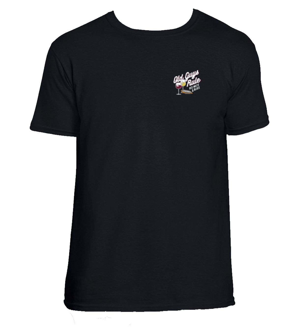 Red White and Blues T-Shirt by Old Guys Rule M Black Mens Tshirt by Old Guys Rule OGR | The Bloke Shop