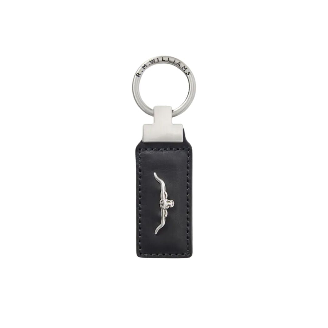 RM Williams Angaston Keyfob OS Ebony Accessory by RM Williams | The Bloke Shop