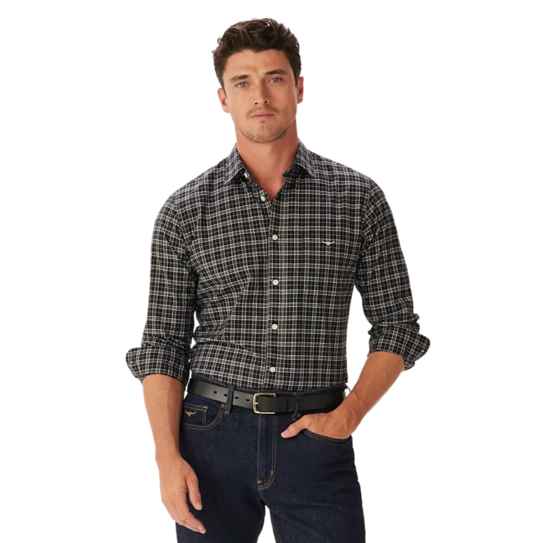 RM Williams Poplin Check Shirt