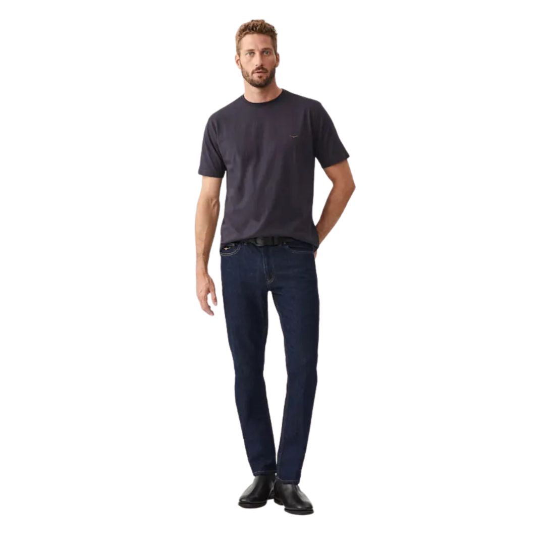 RM Williams Ramco 5 Pocket Jean Rinse Wash Jean by RM Williams | The Bloke Shop