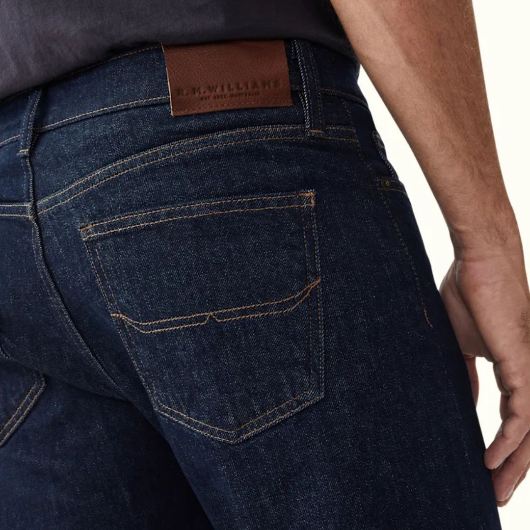 RM Williams Ramco 5 Pocket Jean Rinse Wash Jean by RM Williams | The Bloke Shop