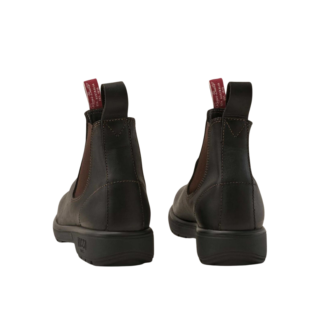 Rossi 303 Endura Pull-on Workboot Claret Workboots by Rossi | The Bloke Shop