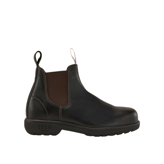 Rossi 700 Trojan Safety Pull-on Workboot 4 Claret Workboots by Rossi | The Bloke Shop
