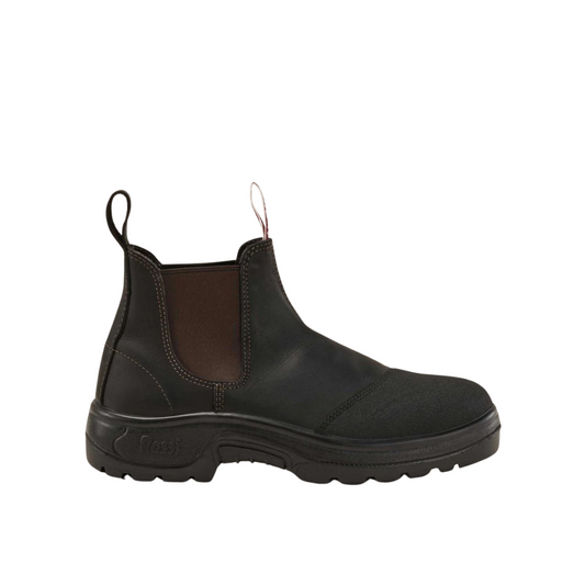 Rossi 795 Hercules Safety Pull-on Workboot 7.5 Claret Workboots by Rossi | The Bloke Shop