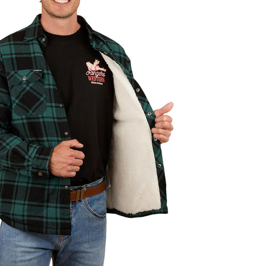 Sawyer Flannelette Sherpa Jacket
