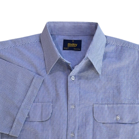 Seersucker Casual Short Sleeve Shirt S26