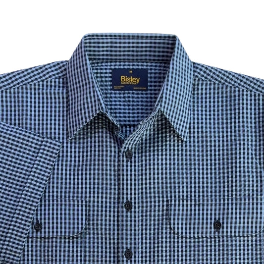 Seersucker Casual Short Sleeve Shirt S26