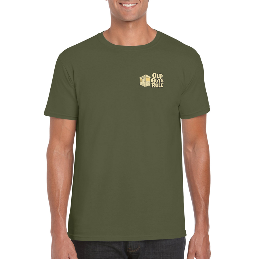 Shed Happens T-Shirt Military Tee SS by Old Guys Rule OGR | The Bloke Shop