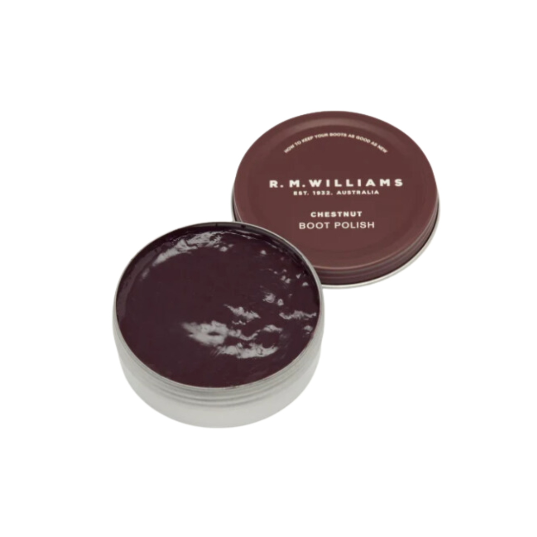 Stockman Boot Polish 70ml Chestnut Shoe Care by RM Williams | The Bloke Shop
