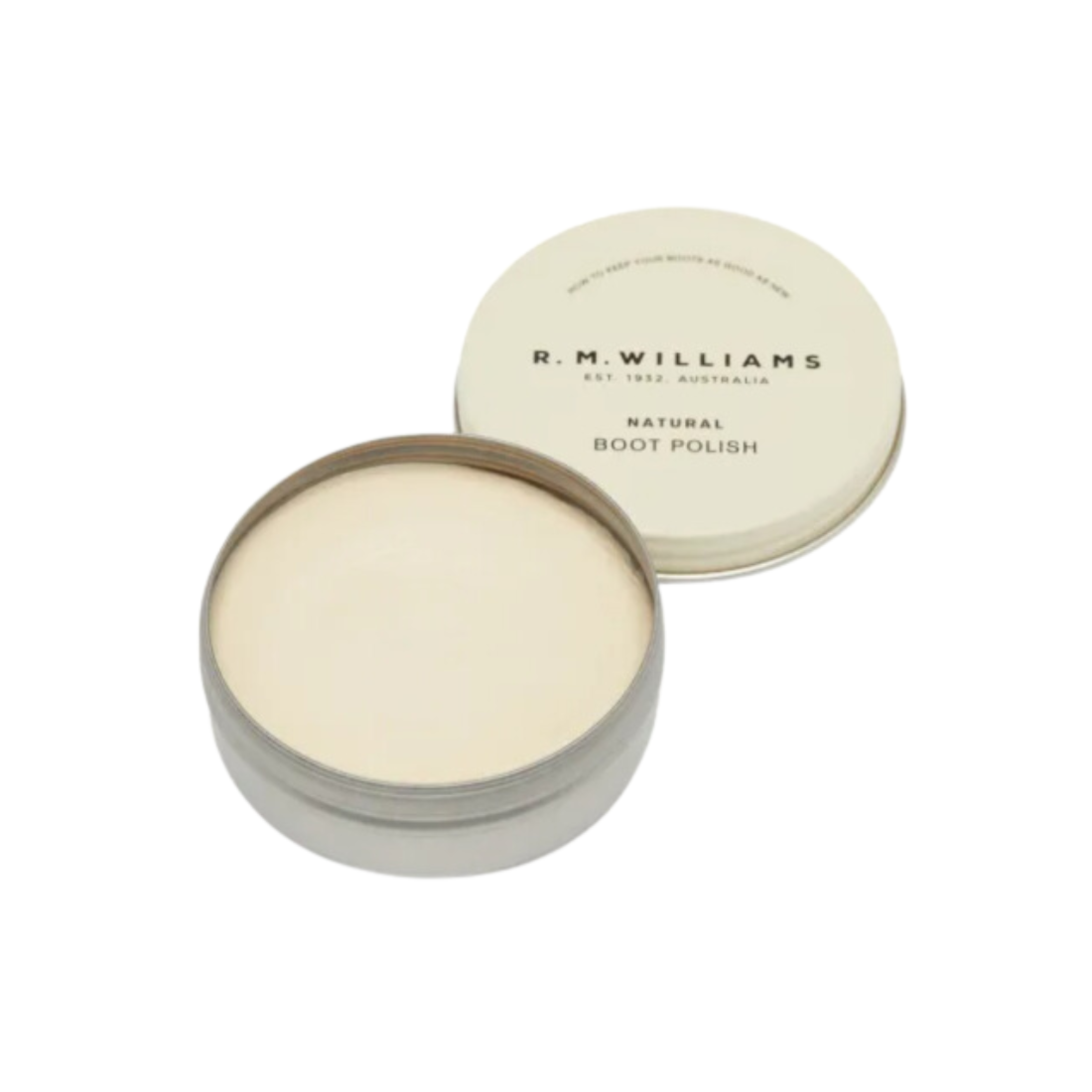 Stockman Boot Polish 70ml Natural Shoe Care by RM Williams | The Bloke Shop