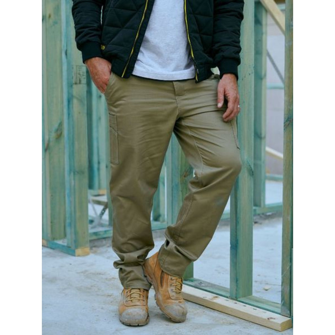 Stretch Cotton Drill Cargo Pant