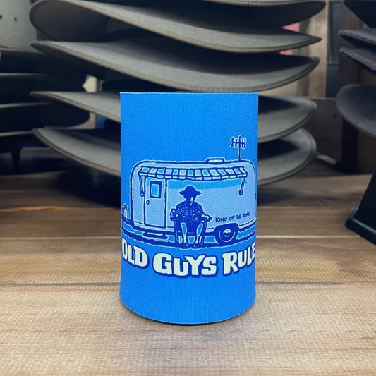 King Of the Road Stubby Holder OS Blue Accessories by Old Blokes Rule | The Bloke Shop