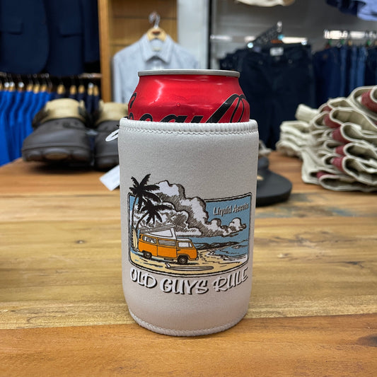 Liquid Assets Stubby Holder OS Bone Accessories by Old Guys Rule OGR | The Bloke Shop