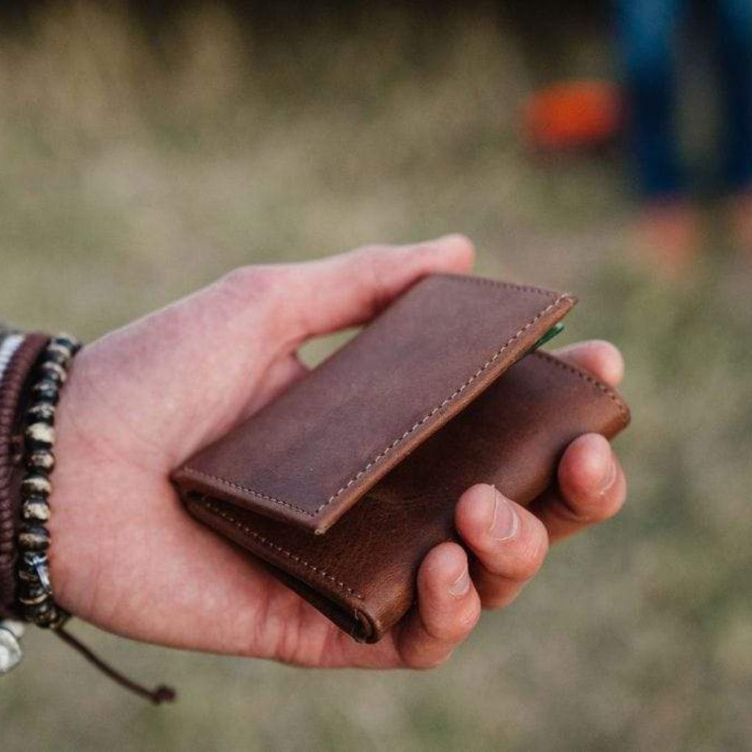 Trifold Leather Wallet