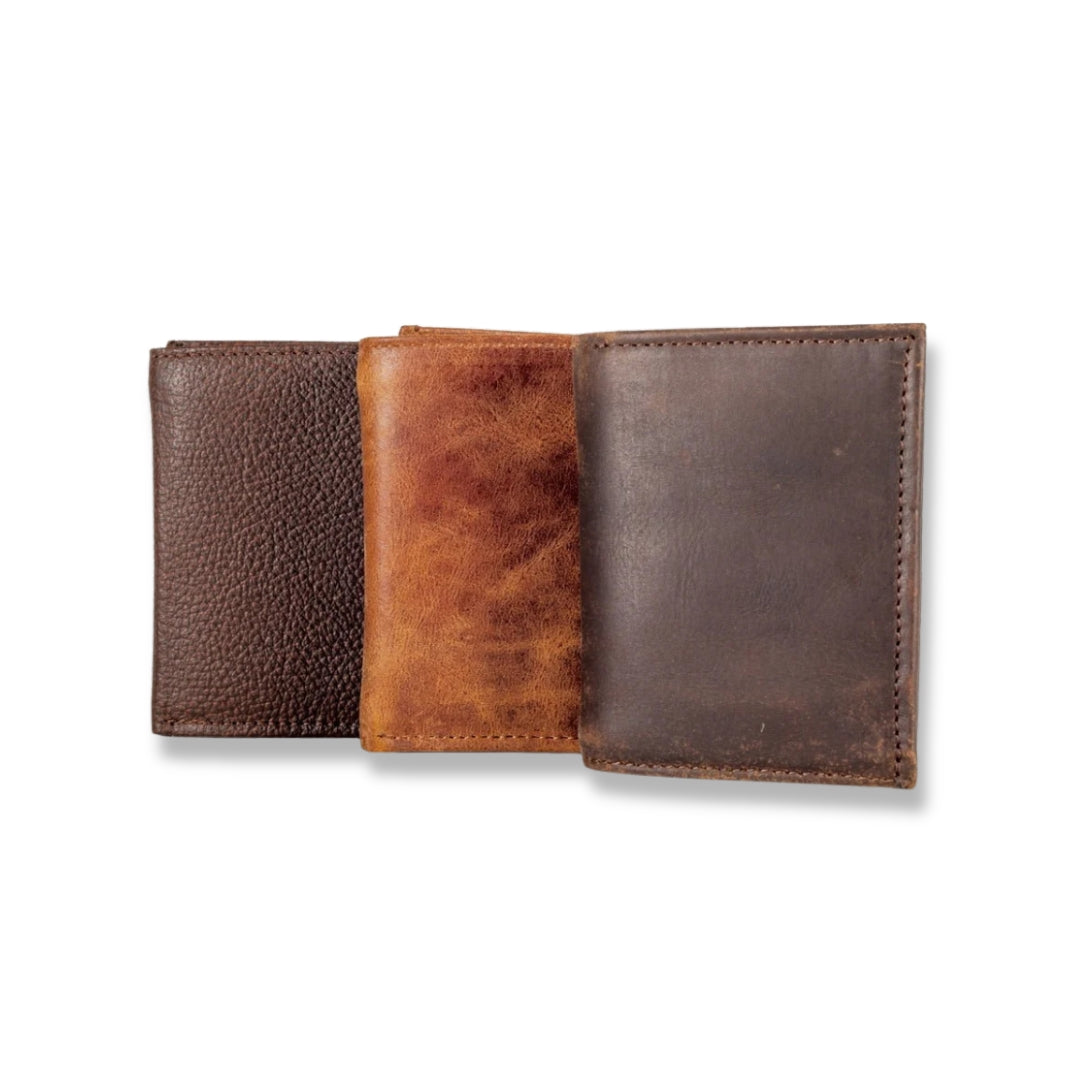Trifold Leather Wallet