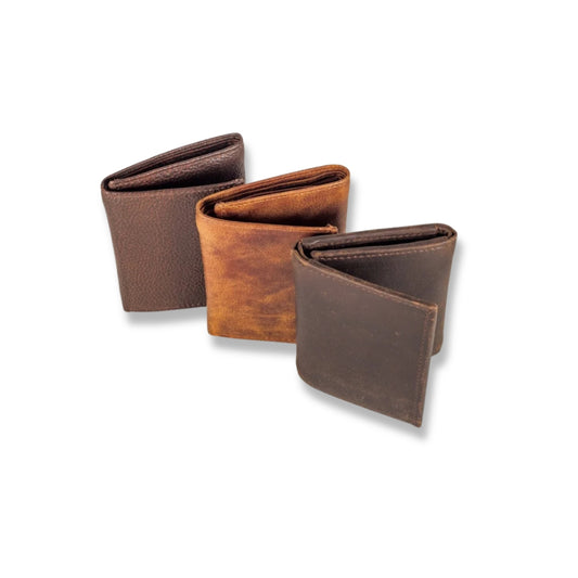 Trifold Leather Wallet