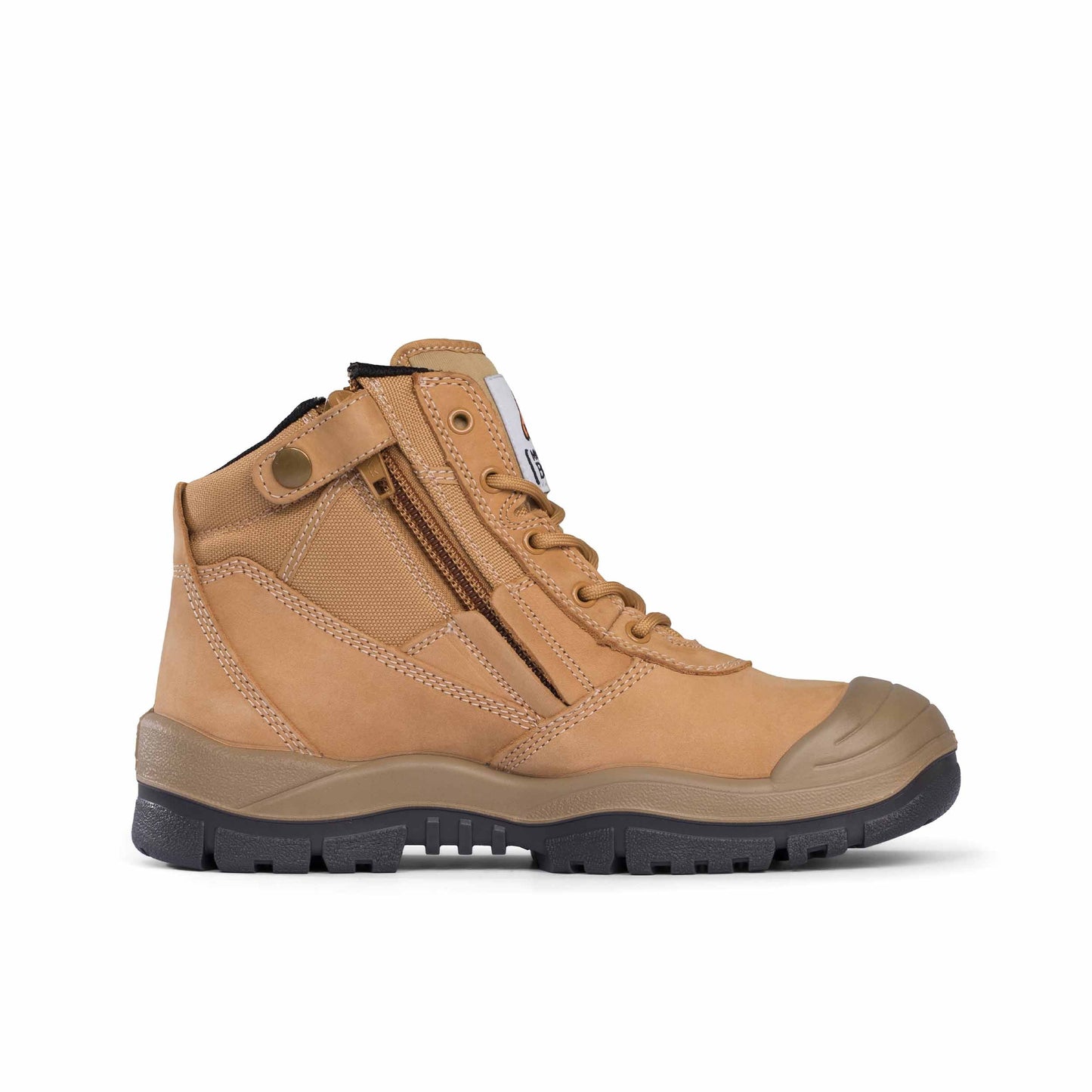 Zipsider Boot Scuff Cap Wheat Wheat Workboots by Mongrel Boots | The Bloke Shop