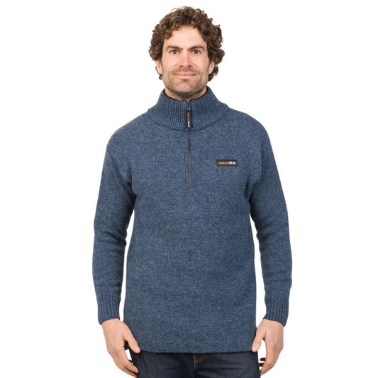 Haast Half-Zip Possum Merino Knit