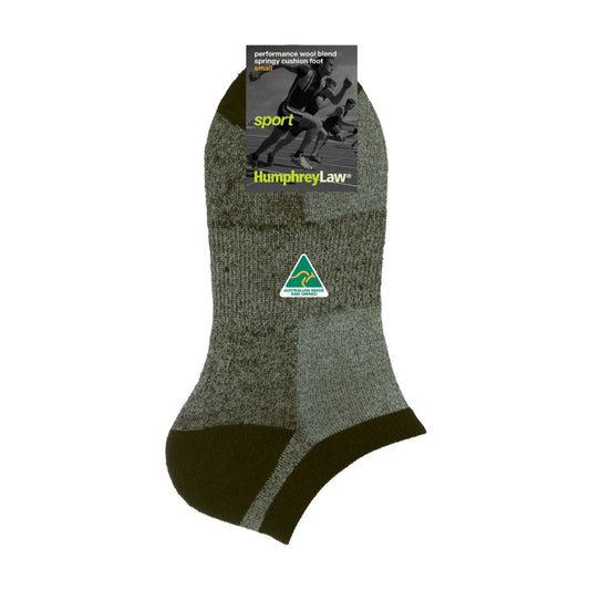 36A Merino Cushion Sole Sport Ankle Sock