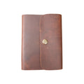 Leather Journal - Clip Refillable A6 Unlined