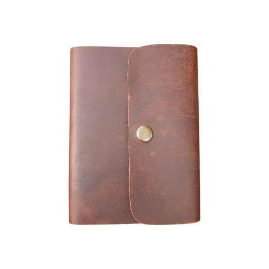 Leather Journal - Clip Refillable A6 Unlined