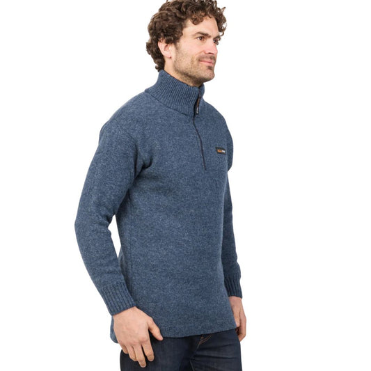 Haast Half-Zip Possum Merino Knit