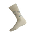 65C Merino Wool Cushion Sole Pattern Health Sock - Koala Leaf