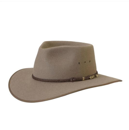 Akubra Cattleman Hat in Bran, availble in McLaren Vale near Adelaide with Free Shipping Australia wide