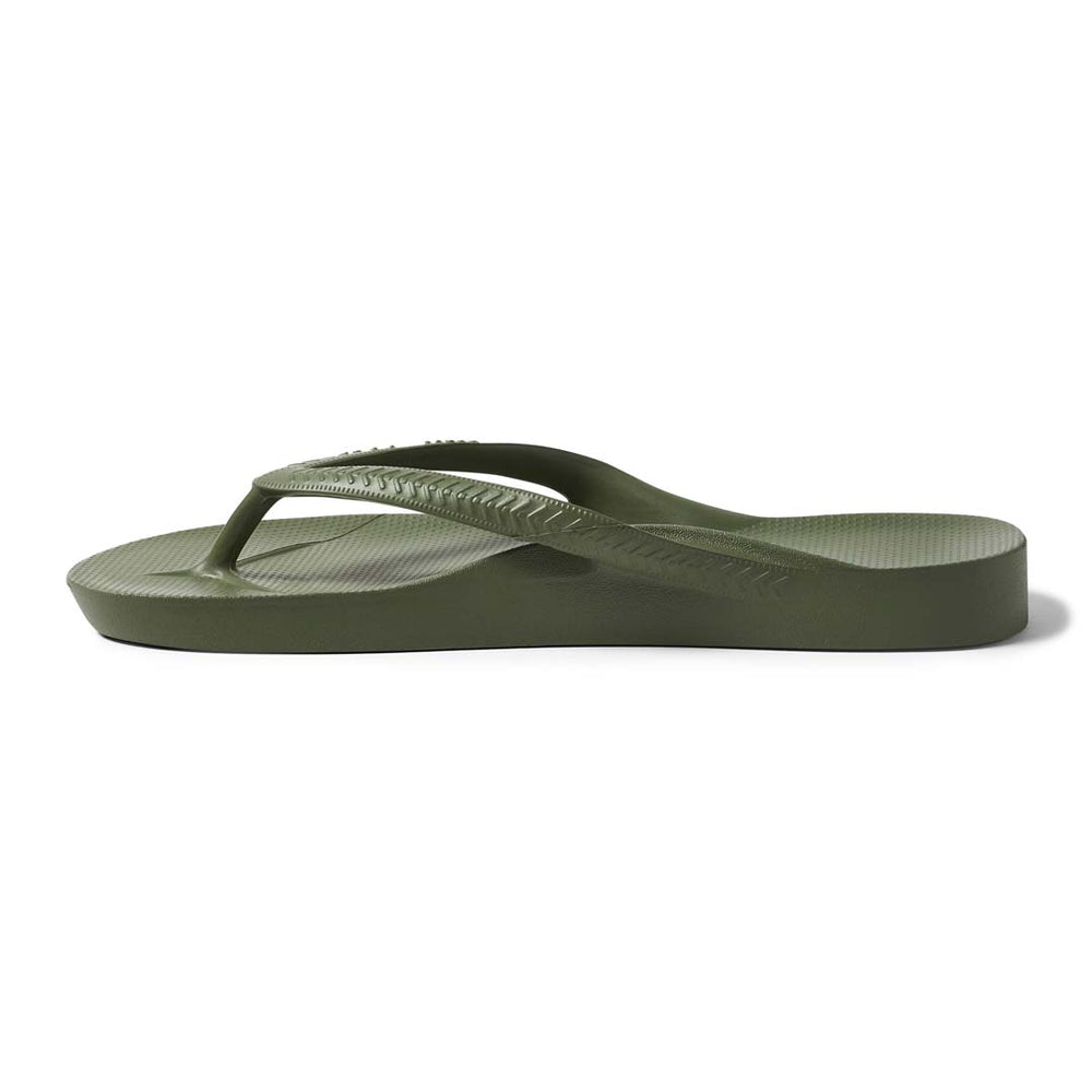 Archies Support Thongs - Khaki | Shop Archies Thongs Adelaide – The ...
