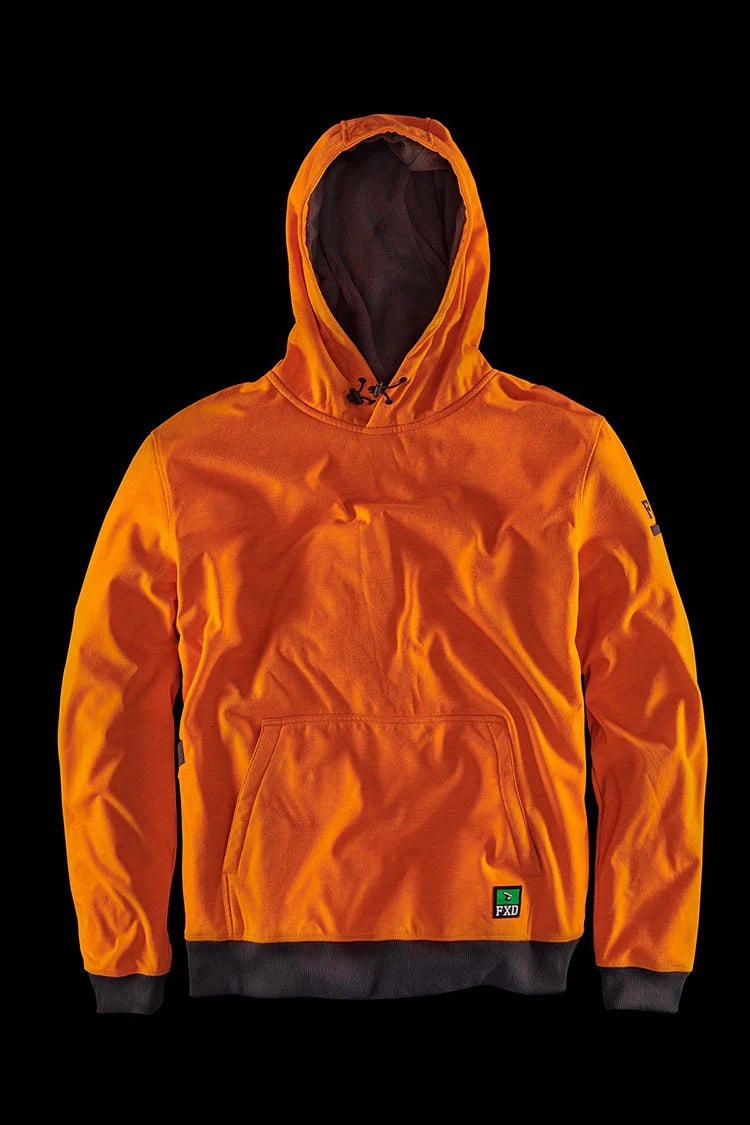 Hi Vis orange work hoodie