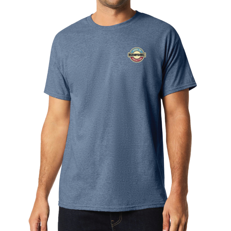 Aged to Perfection T-Shirt Heather Tee SS by Old Guys Rule OGR | The Bloke Shop