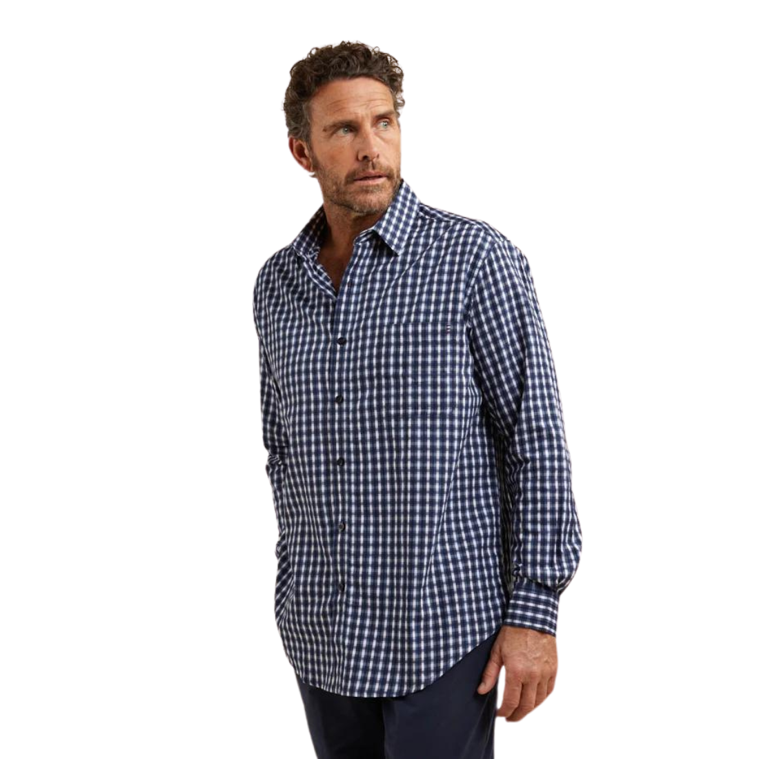 Akon Shirt Azure Mens Shirt by Breakaway | The Bloke Shop