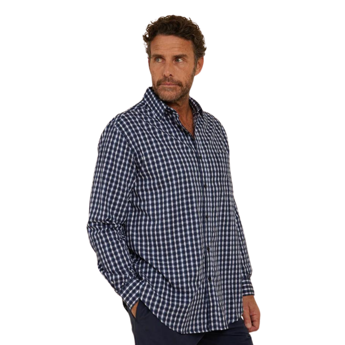 Akon Shirt Azure Mens Shirt by Breakaway | The Bloke Shop