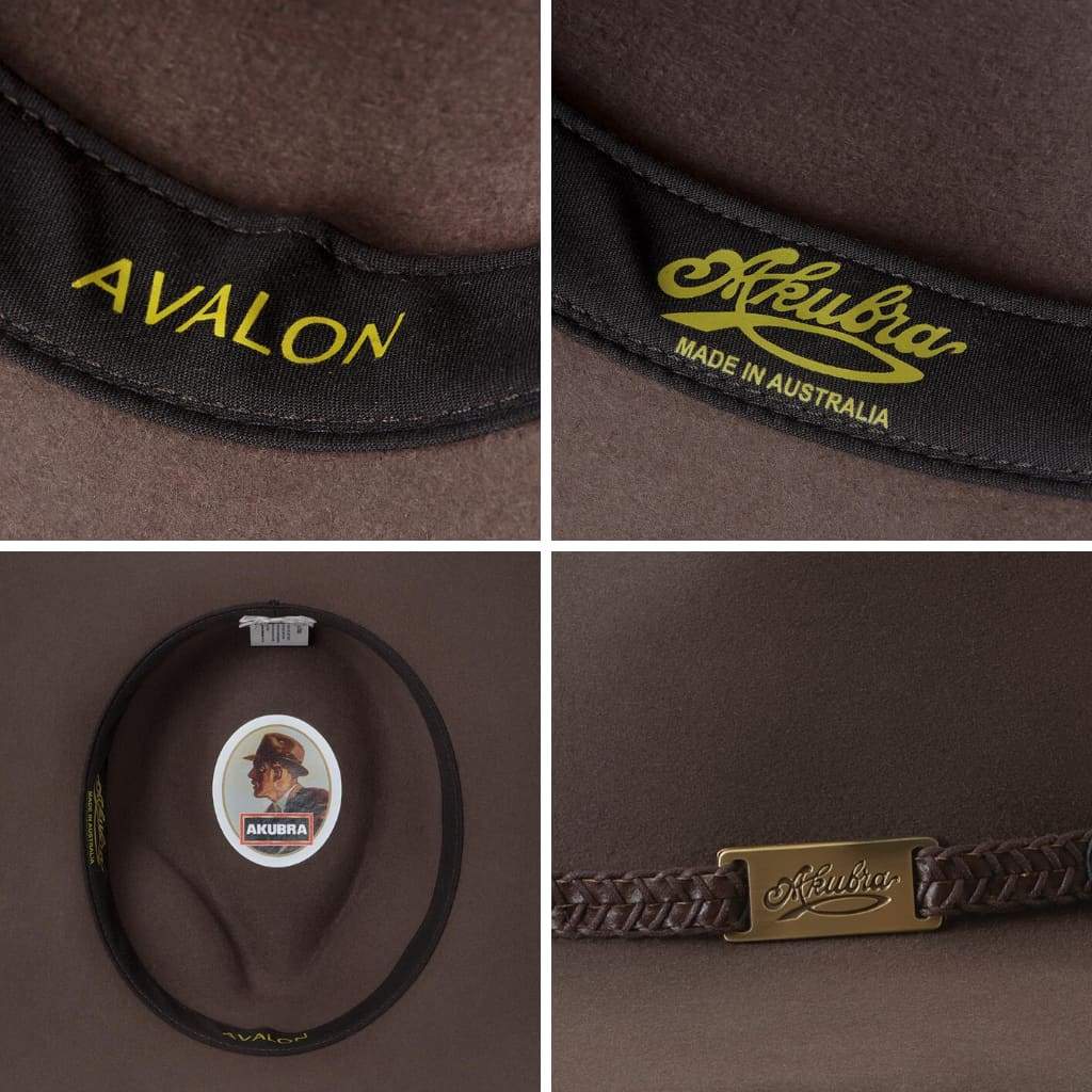 Akubra Avalon - Hazelnut Hazelnut Hat Brim by Akubra | The Bloke Shop