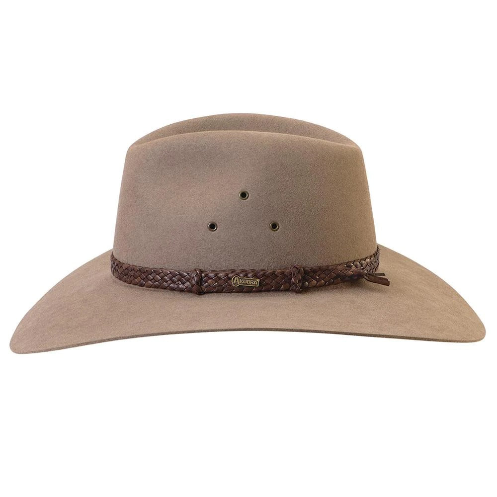 Akubra Riverina - Bran Bran Hat Brim by Akubra | The Bloke Shop