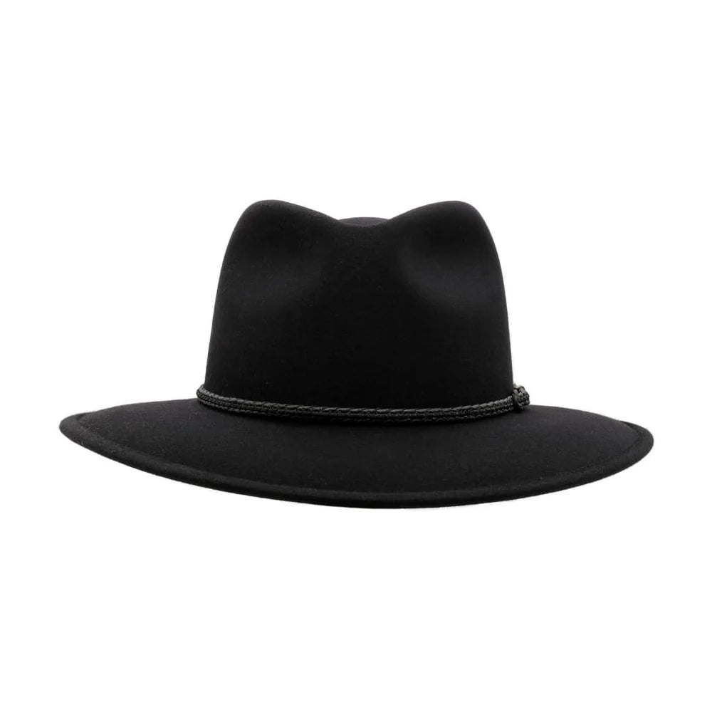 Akubra Traveller Black available in McLaren Vale Adelaide with Free Postage