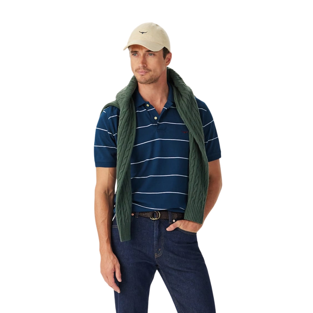 Albany Stripe Polo Shirt W26
