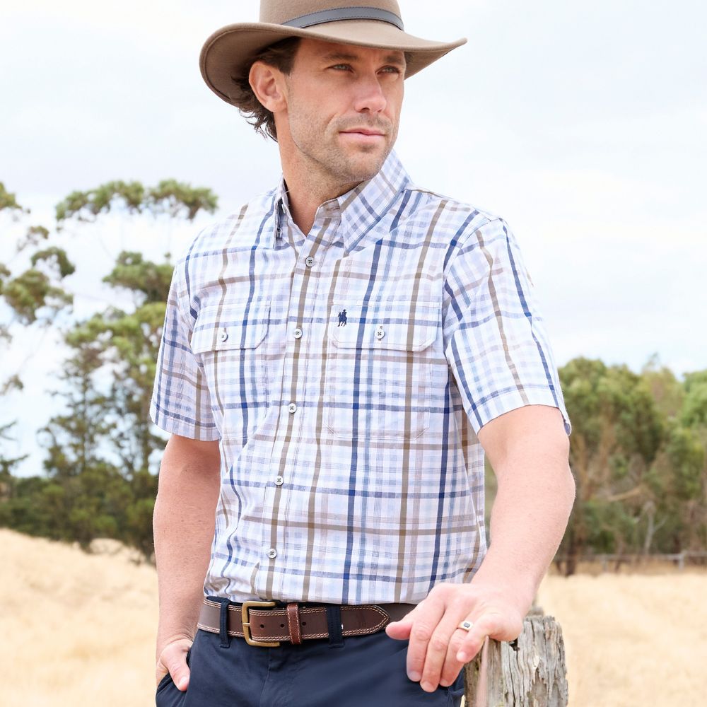Alfie Double Pocket Short Sleeve Shirt