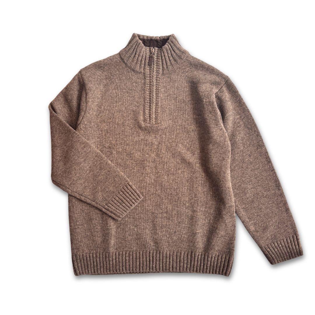 Ansett Knitwear Lambswool Half Zip - Mens Wool Jumper – The Bloke Shop Ansett Knitwear Lambswool Half Zip - Mens Wool Jumper – The Bloke Shop