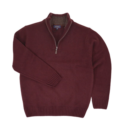 Ansett Lambswool Blend Half-Zip Jumper
