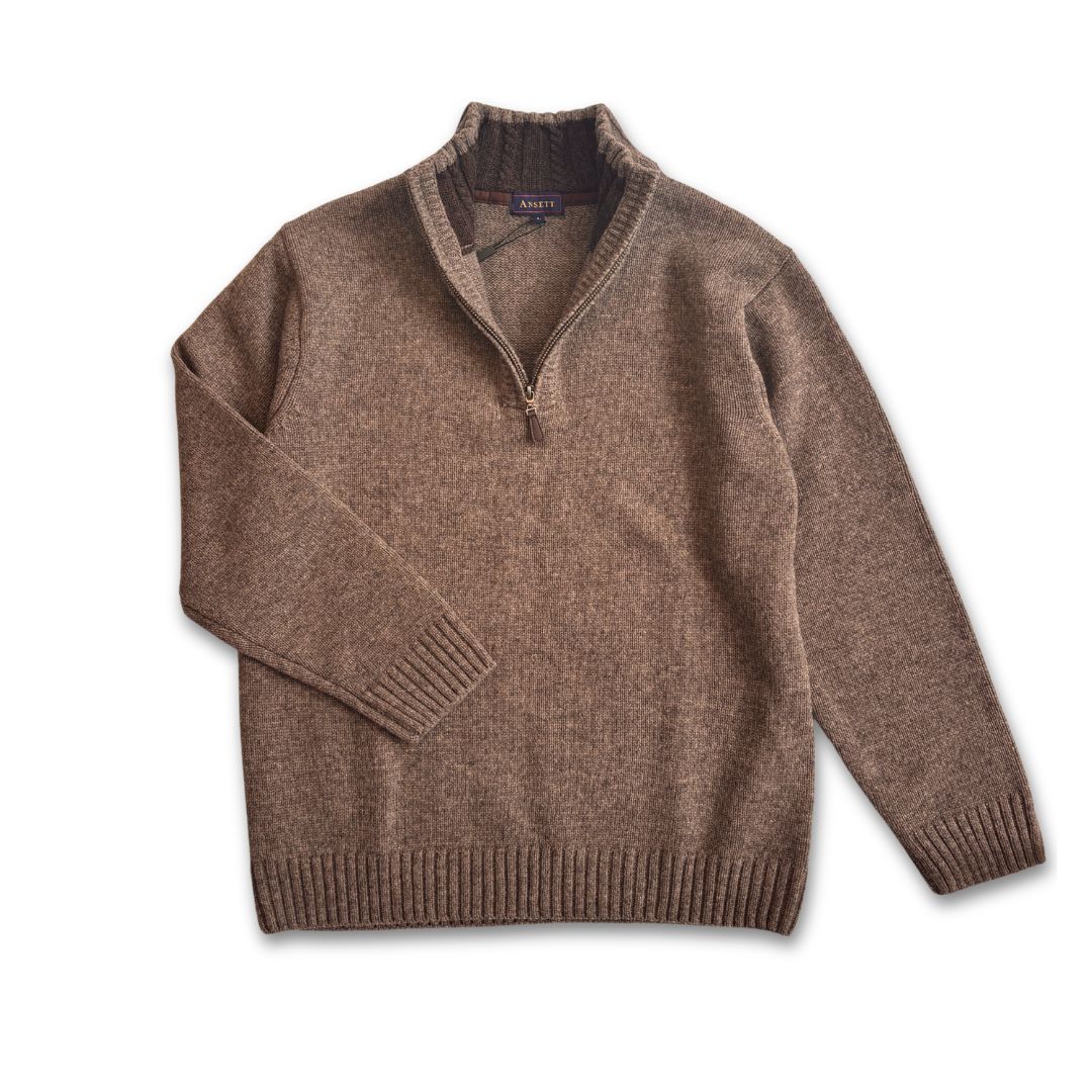 Ansett Lambswool Blend Half-Zip Jumper