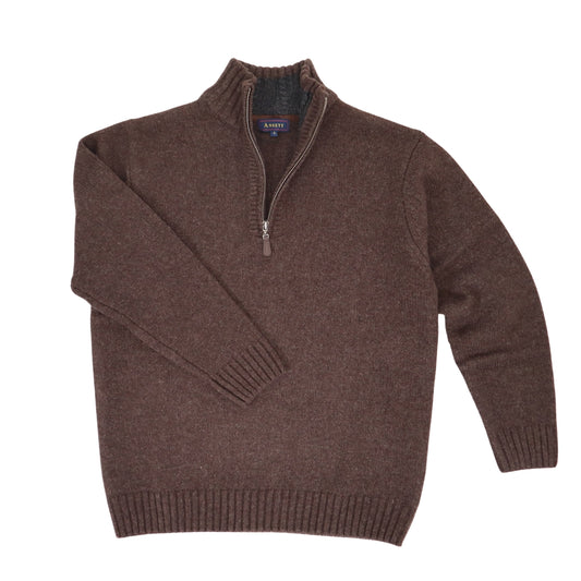 Ansett Lambswool Blend Half-Zip Jumper