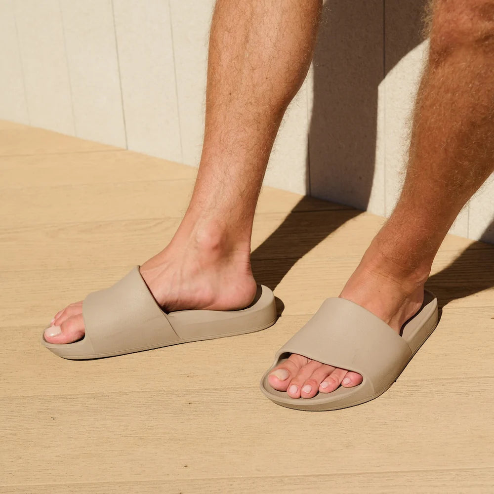 Archies Slides - Taupe Taupe Slide by Archies | The Bloke Shop