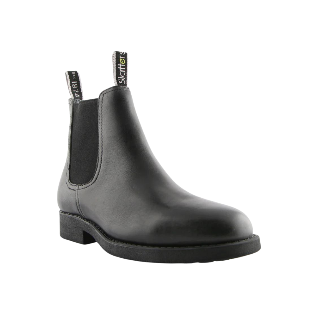 Slatters Arizona Leather Boot - Black Black Mens Footwear by Slatters | The Bloke Shop