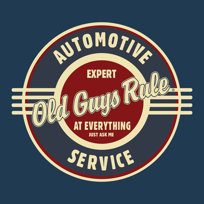 Auto Service T-Shirt by Old Guys Rules Dusk Mens Tshirt by Old Guys Rule OGR | The Bloke Shop
