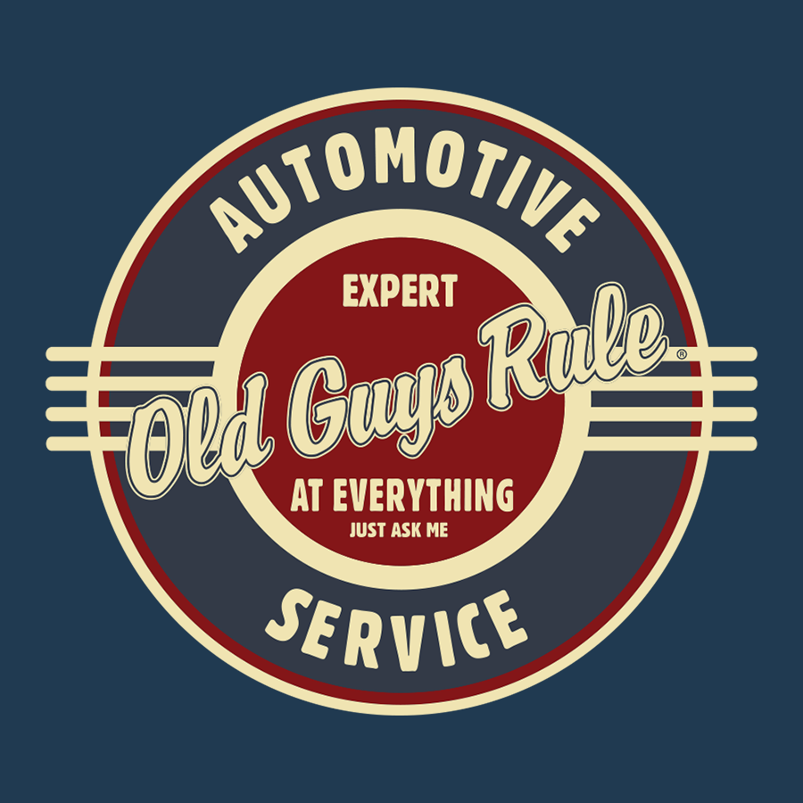 Auto Service T-Shirt by Old Guys Rules Dusk Mens Tshirt by Old Guys Rule OGR | The Bloke Shop